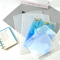 DM079 A5 A6 A7 B5 Notebook Cover Silicone Mold For DIY Crystal Epoxy Resin Craft Creative Gift Resina Casting Moulds Handmade