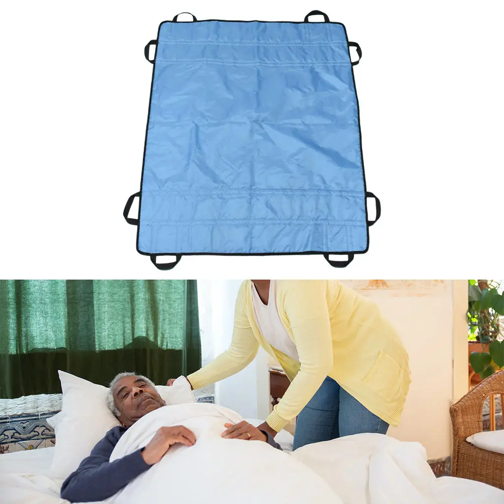 Turn Over Care Belt Devices Sliding Sheet Movement Multipurpose Get up Underpad Bed Transfer with Handles for Adult Bed Patients