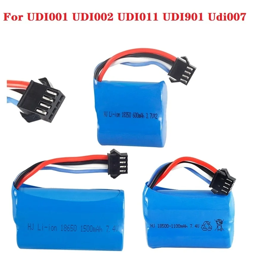 7.4V 1500mAh 18650 akumulator litowo-jonowy do UDI R/C UDI001 UDI011 UDI901 Udi007 UDI002 HQ960 / 747 Venom motorówka samochód 7.4v akumulator