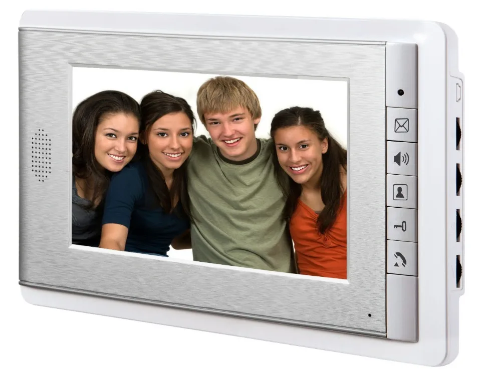 6 unit apartment intercom entry system 7 Inch Video Door Phone Intercom System Video Doorbell visual intercom for Apartment