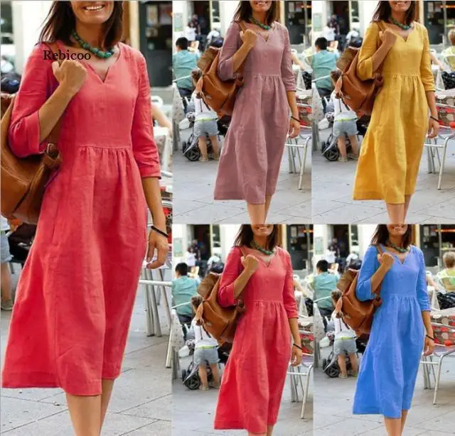 

Summer Bohemian Lace Dress 2020 Women's V Neck Flare Sleeve Sundress Female Hollow Patchwork Robe Femme Tunic Vestidos