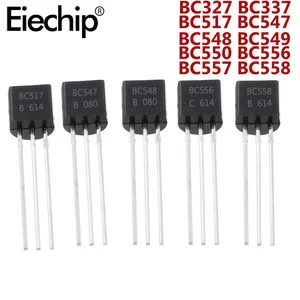 50pcs BC327 BC337 BC517 BC547 BC548 BC549 BC550 BC556 BC557 BC558 TO-92 NPN PNP Nuevo original 8 mejores ventas BC337 - №8