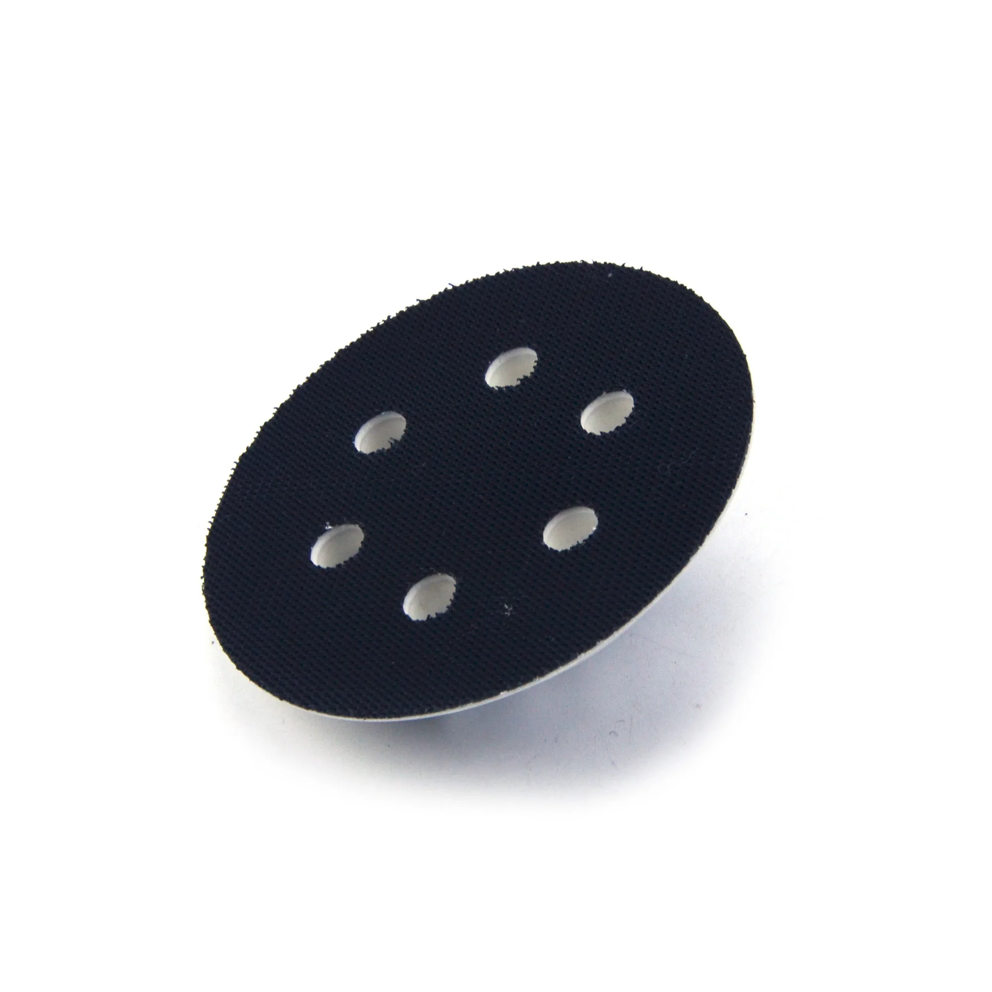1 Set 3 zoll 75mm 6-Loch Weichen Schwamm Interface Pad + M8 Gewinde Zurück-up Schleifen pad Haken & Loop für Pneumatische Dreh Werkzeug