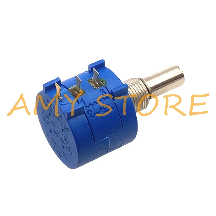 1Pc 1/2/5/10/20/50/100K 100/200R Ohm Precision Adjustable Wirewound Potentiometer 2W 3590S-2-101-102/103/104/201/202/502/503L