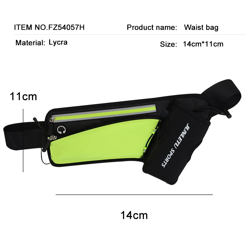 YoReAi Women Water-resistant Running Jogging Cycling Marathon Climbing Sports Waist Bags Water Bottle Pack Men Cycling Phone Bag