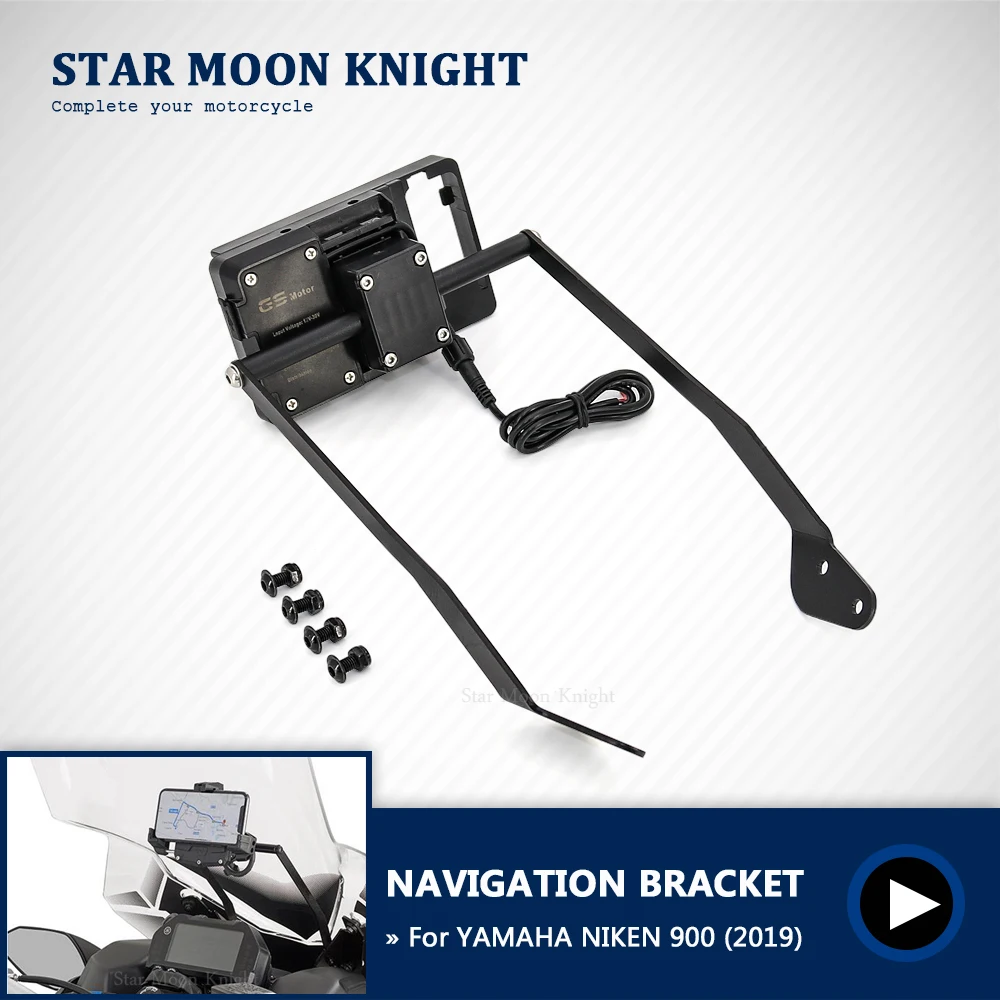 

NIKEN 900 Motorcycle windshield Stand Holder Phone Mobile Phone GPS Navigation Plate Bracket For YAMAHA NIKEN 900 2019 gps kit