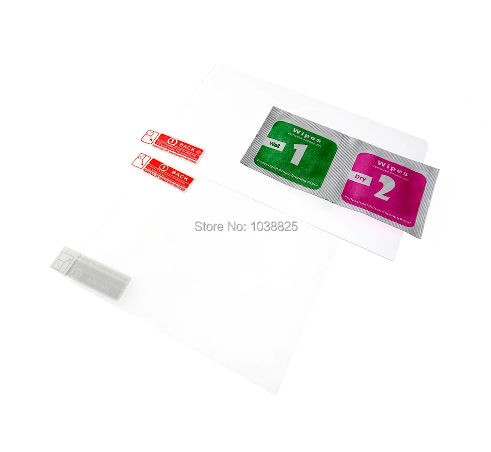 Top Tempered Glass LCD Screen Protector+Bottom PET Clear Full Cover Protective Film Guard for Nintendo 3DS XL/LL 3DSXL/3DSLL