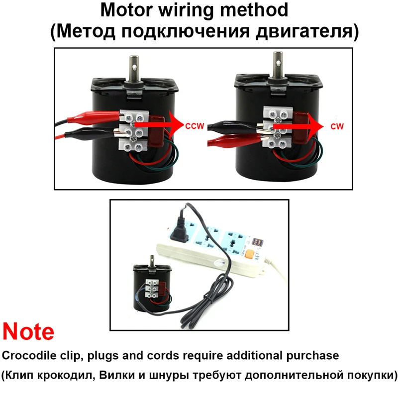 Imagem -02 - Ímã Permanente do Motor Síncrono 68ktyz 28w C.a. 110v 220v Velocidade Engrenada 2.5rpm110rpm Torque Alto 100kg cw Ccw Invertido para a Frente