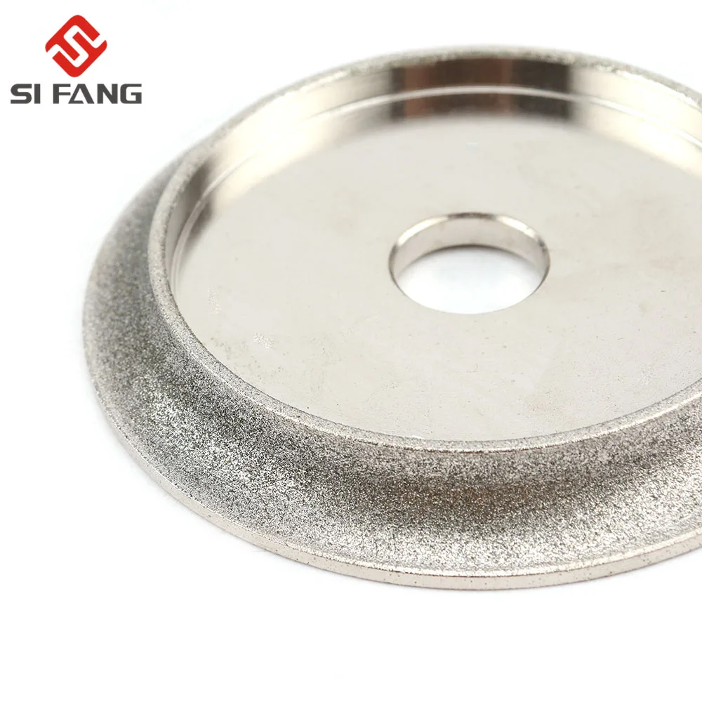 100mm Diamond Grinding Wheel 45 degrees 4 inch Electroplated Grinder for hard alloy  tungsten steel milling cutters etc