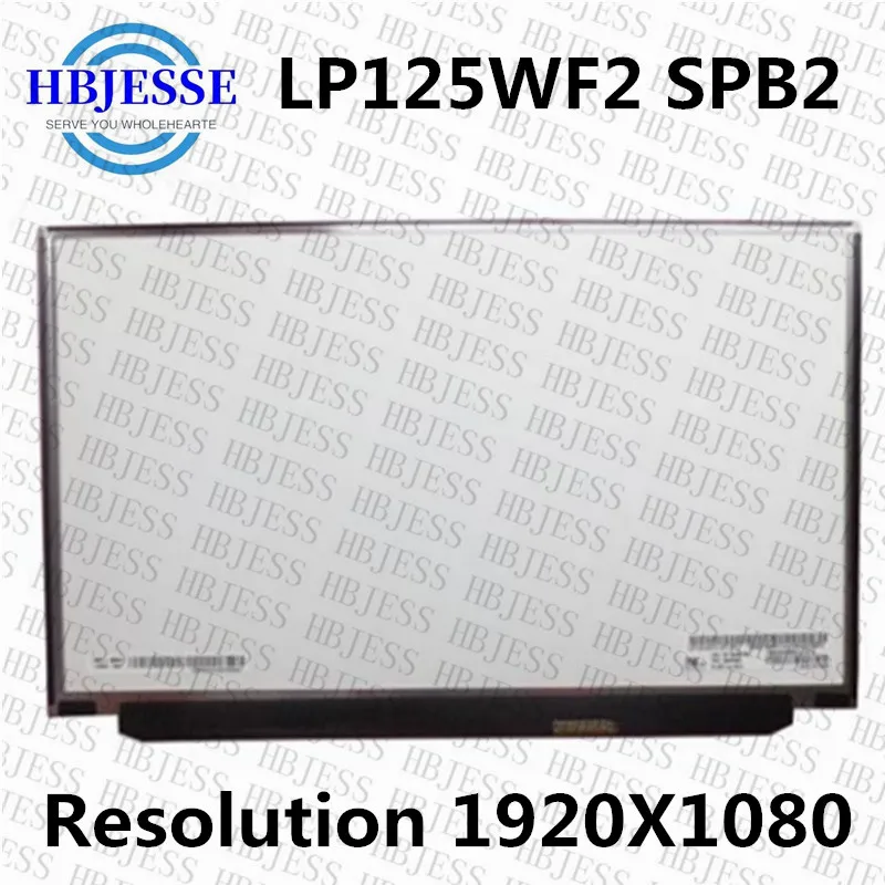 Imagem -01 - Display Ips para Lenovo Fru 12.5 Fhd 00hn899 00hm745 para lg Lp125wf2 sp b2 sp b2 b2 Lp125wf2 Spb2
