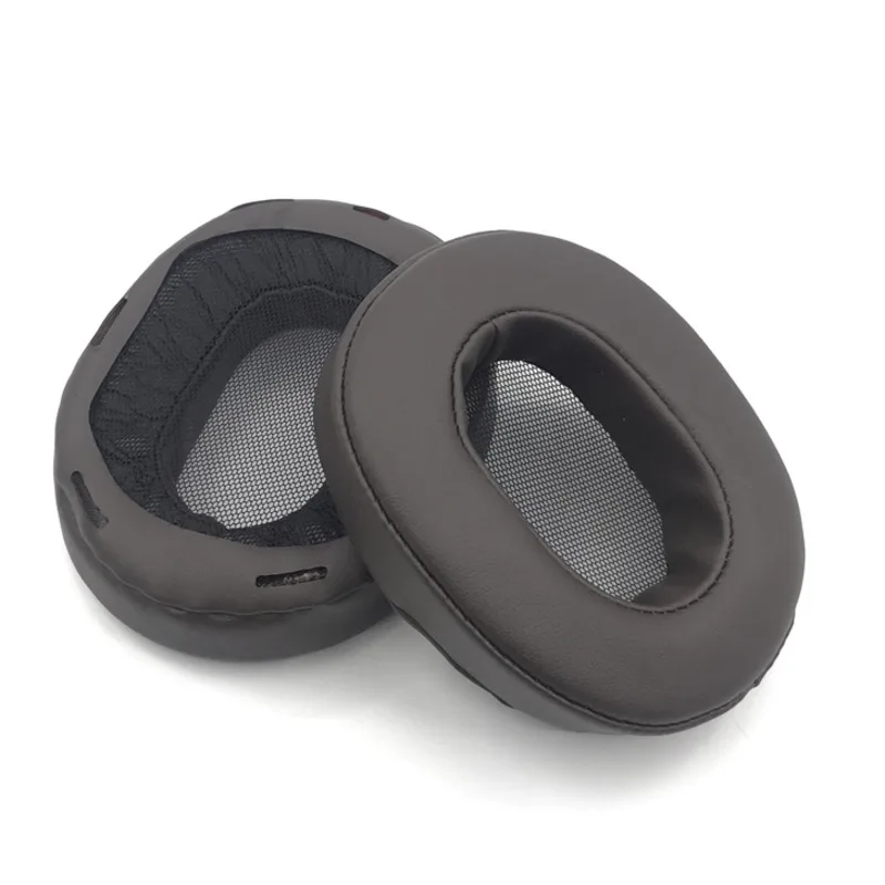 لينة بروتين الجلود رغوة الذاكرة منصات الأذن لسوني MDR-1A 1ADAC سماعات استبدال بطانة للأذن غرامة الملمس الجلد تقارب Ew #