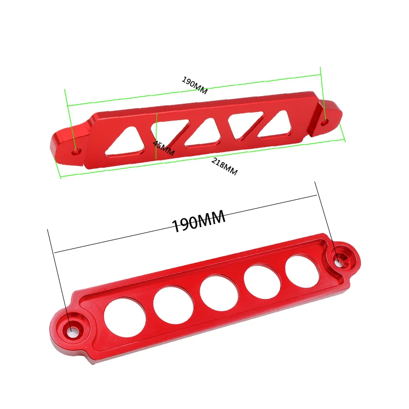 Wyścigi samochodowe akumulator Tie Down uchwyt mocujący blokada anodowane uniwersalne aluminiowe mocowanie akumulatora pasuje