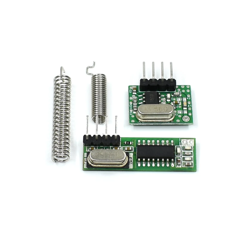 Modulo ricevitore e trasmettitore RF supereterodina 433 Mhz telecomandi 433 Mhz per modulo Wireless Arduino uno kit fai da te