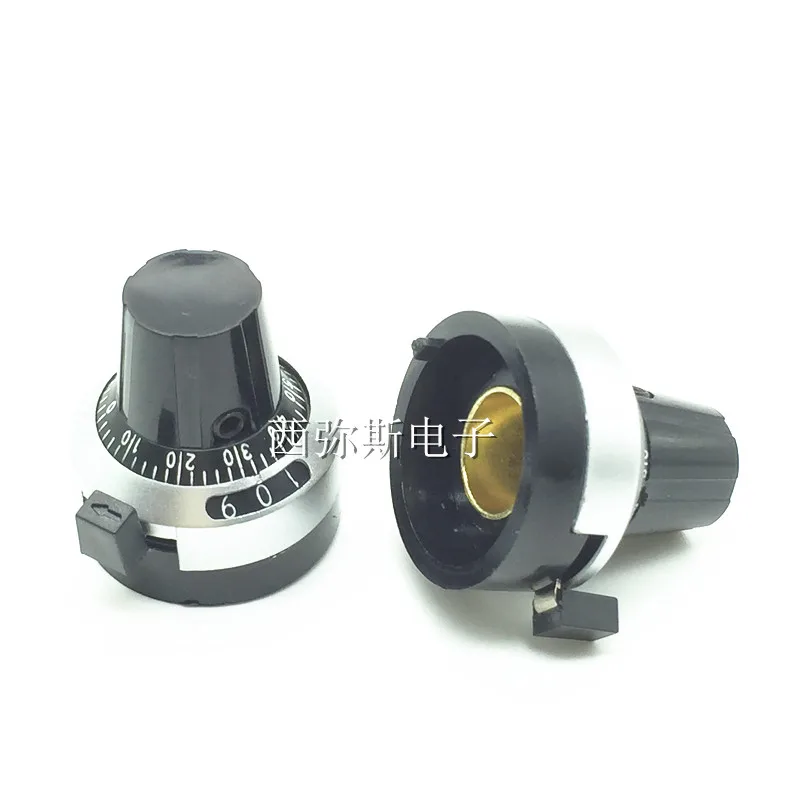 Digital knob Multi-turn potentiometer knob Digital scale knob inner hole 4MM, 6MM, 6.35MM