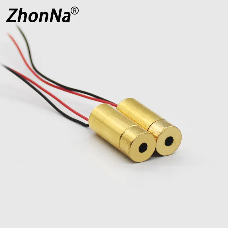 650nm 10mW Red Light Laser Module Dots Graphics Professional Laser Module Positioning Sight Accessories Copper Head 2.3-5V