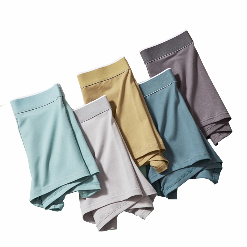 

3pcs/lot Men's Modal Cotton Underwear Boxers Man Breathable Panties Solid Shorts Brand Underpants