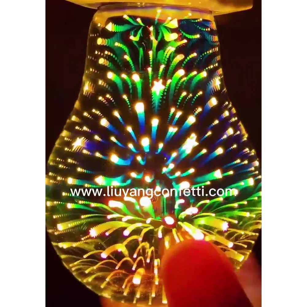 Firework Lamp Bulb 3d Led E27 6w 85-265v Vintage Edison Light Holiday Decoration Night Star Novelty Christmas New Year Festival