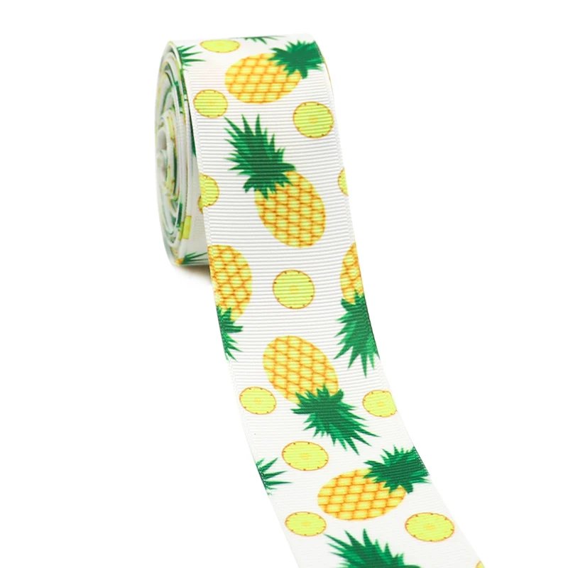 10 Yards 1,5" 38MM Frucht-Ananas-Printed-Kordelband für Haaraccessoires, DIY-Bastelbedarf, Nähen, Handarbeit Y2021051301 – Detail 14