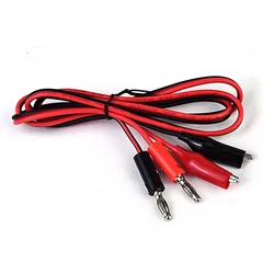 New 85CM Test lead Wire Line electrical Voltage Banana Plug and Alligator Clip Crocodile 5A multimeter DIY Test Wanptek