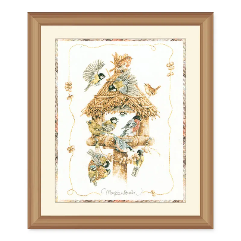 Fishxx Precision Printing D863 Bird Homing Hand-embroidered New Home Decoration Paintings Cross Stitch Kit