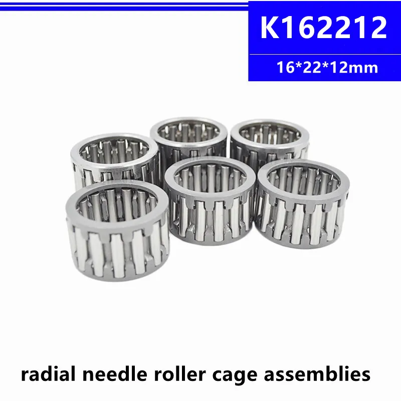 

50pcs/100pcs K16x22x12 16*22*12mm Radial Needle Roller Cage Assemblies K162212 16x22x12 mm needle retainer component bearing