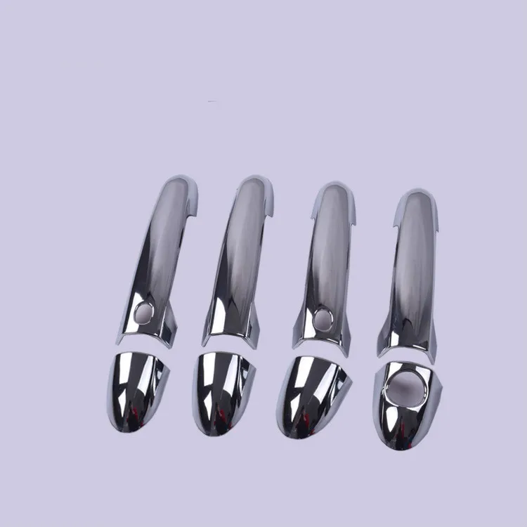 For Kia Rio 2012 2013 2014 2015 2016 All New Pride New Chrome Car Door Handle Cover Trim Sticker Overlay