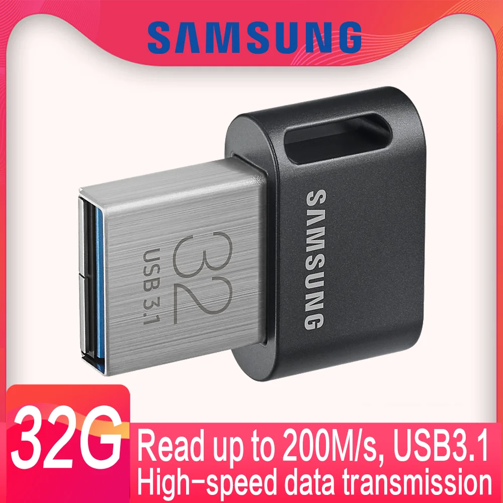 سامسونج USB 3.1 AB الأصلي USB فلاش حملة 32GB 64GB بندريف محرك أقراص صغير محرك فلاش 128GB 256GB صالح القلم حملة جهاز التخزين