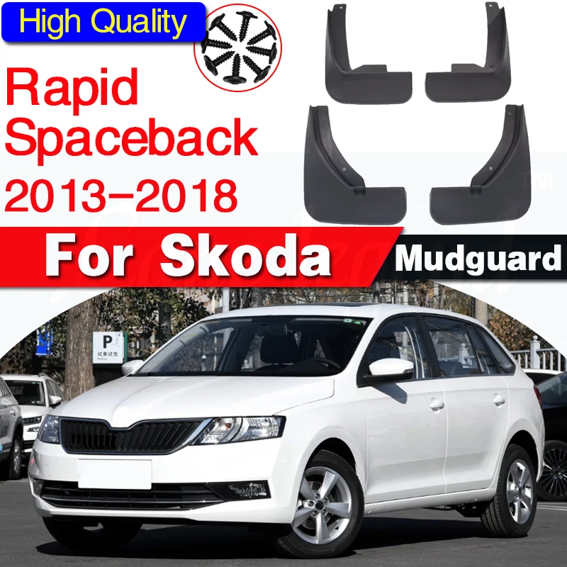 

Car Mud Flap Flaps For Skoda Rapid Spaceback Hatchback 2013 - 2018 Mudflaps Splash Guard Mudguards Accessories 2015 2016 2017