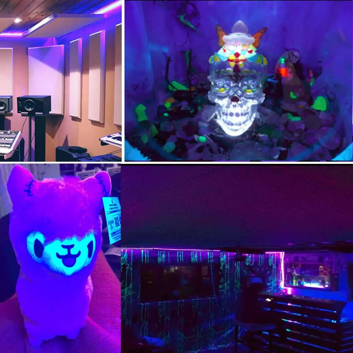 UV LED Strip Light 5V USB 5050 30leds/m 0.5M 1M 1.5M 2M Not Waterproof Purple Ribbon Ultraviolet Rope Tape For DJ Fluorescence