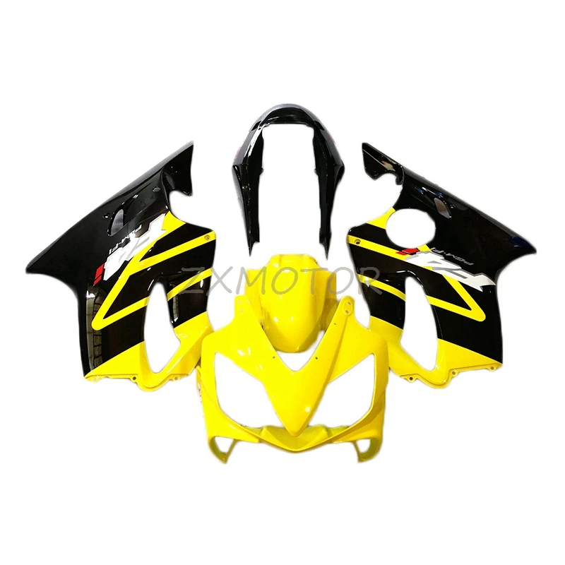 Customize Paint Fairing Kit For HONDA CBR 600 F4I 2004 2005 2006 2007 Yellow Black Injection fairings CBR600 F4i k4 k5 k6 k7 TY1