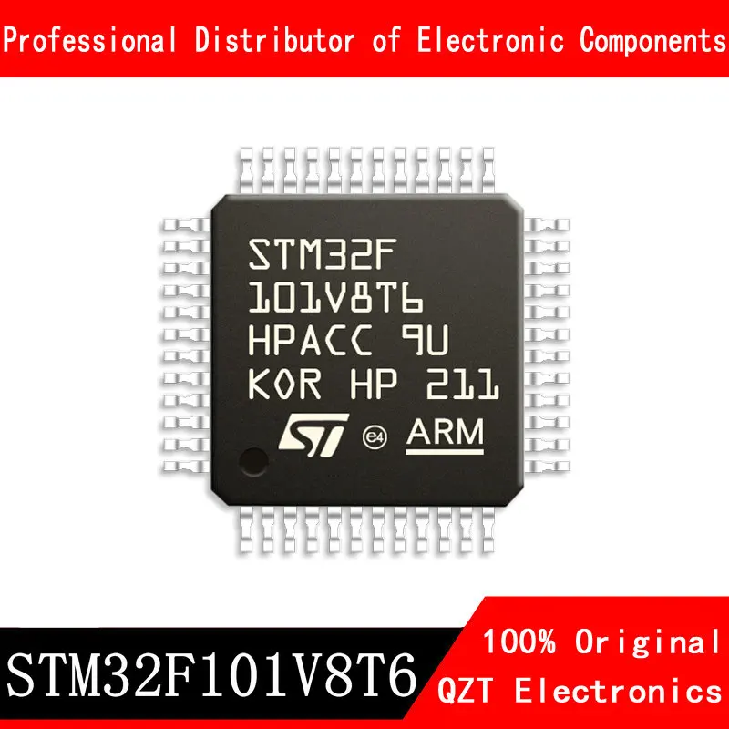 5pcs/lot new original STM32F101V8T6 STM32F101 LQFP-100 microcontroller MCU In Stock