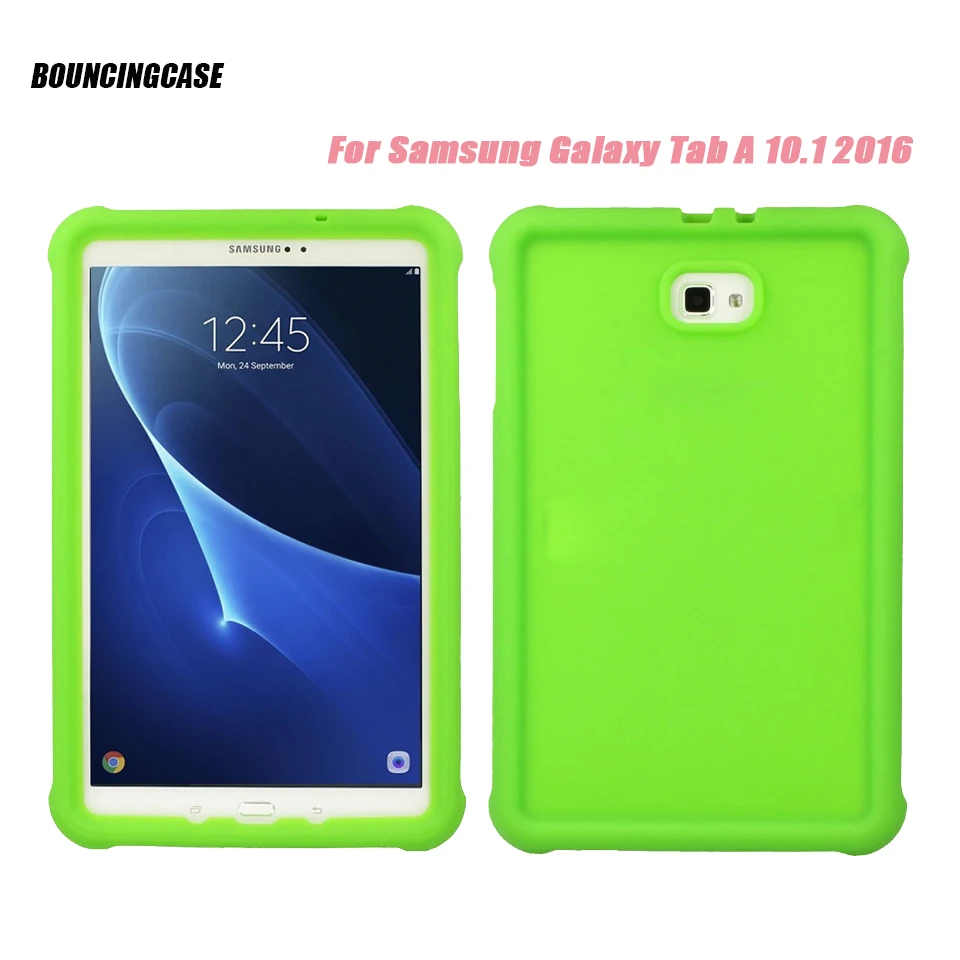

Cover For Samsung Galaxy Tab A 10.1 inch Tablet Bumper SM-T580 T585 Shockproof Kid-friendly Durable Silicone Rugged Case