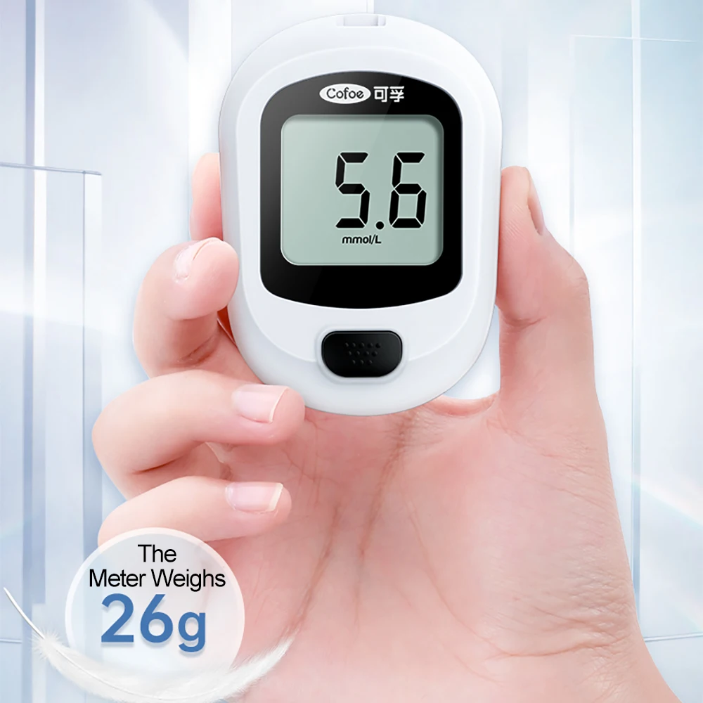 Cofoe Yice Blood Glucose Meter with Test Strips Diabetes Glucometer kit Blood Sugar Monitor for Diabetic Medical DiabetesTester