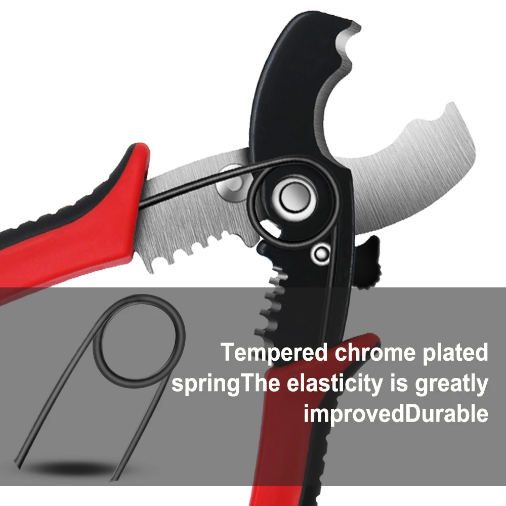 WISEUP Multifunctional Wire Stripper Pliers Crimper Hardware Tools Electricity Cables Wire Cutting Scissors Crimping Pliers