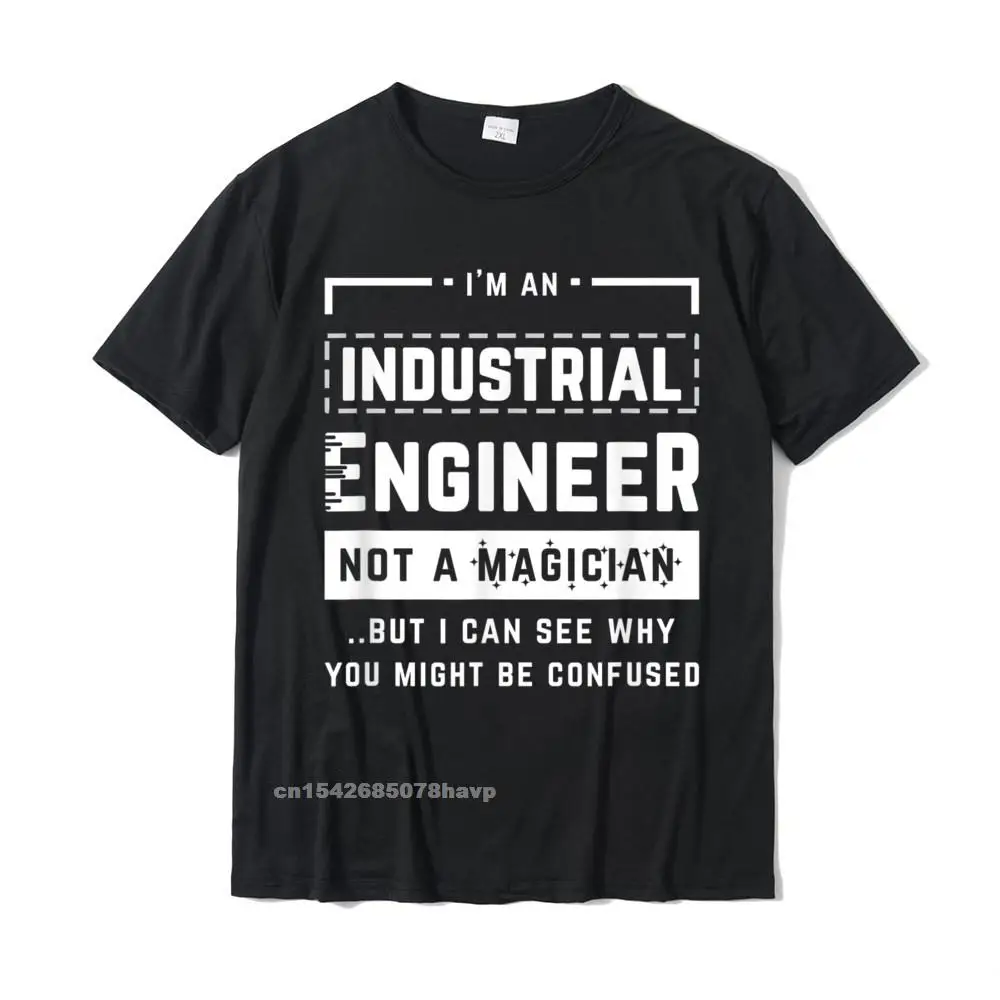 Mens Funny Industrial Engineer T Shirts For Men Funny Engineering T-Shirt Tops & Tees Slim Fit Group Youth T Shirts Custom