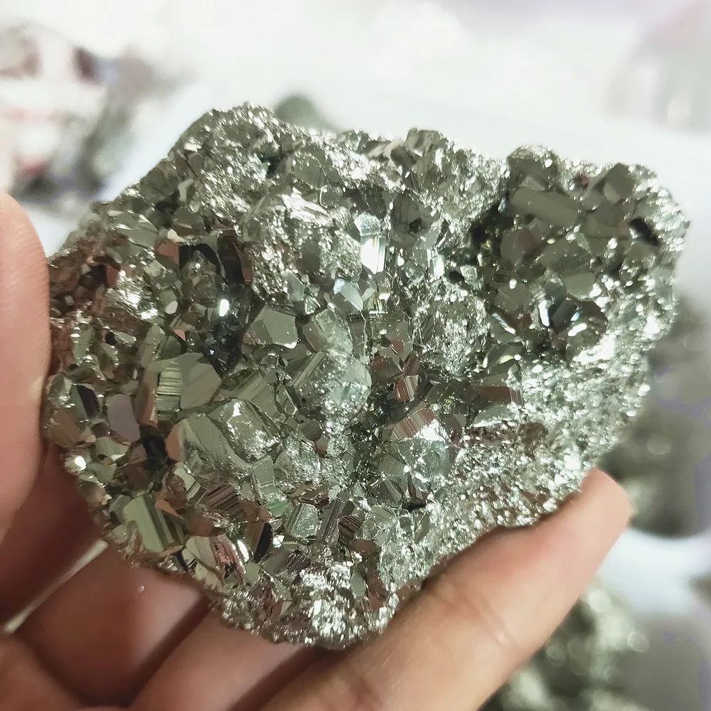 Natural Raw pyrite Mineral Rough iron pyrite Crystal Quartz Stone Healing 100-300g