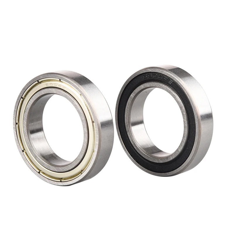 2Pcs 6804 Deep groove ball thin wall ball bearing 20*32*7mm 6804zz Bearing steel Dedicated for skateboard & Smart Lock