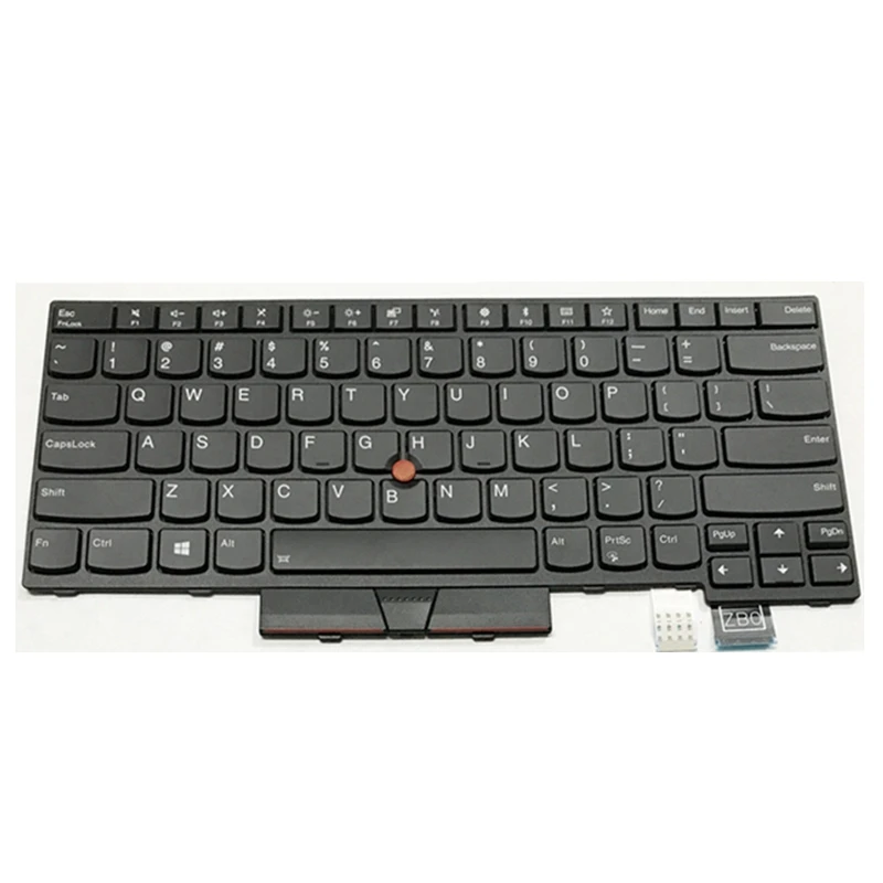 Imagem -02 - Yalumzu Teclado Inglês Novo Compatível com Lenovo Thinkpad T470 T480 Teclado Iluminado com Luz de Fundo