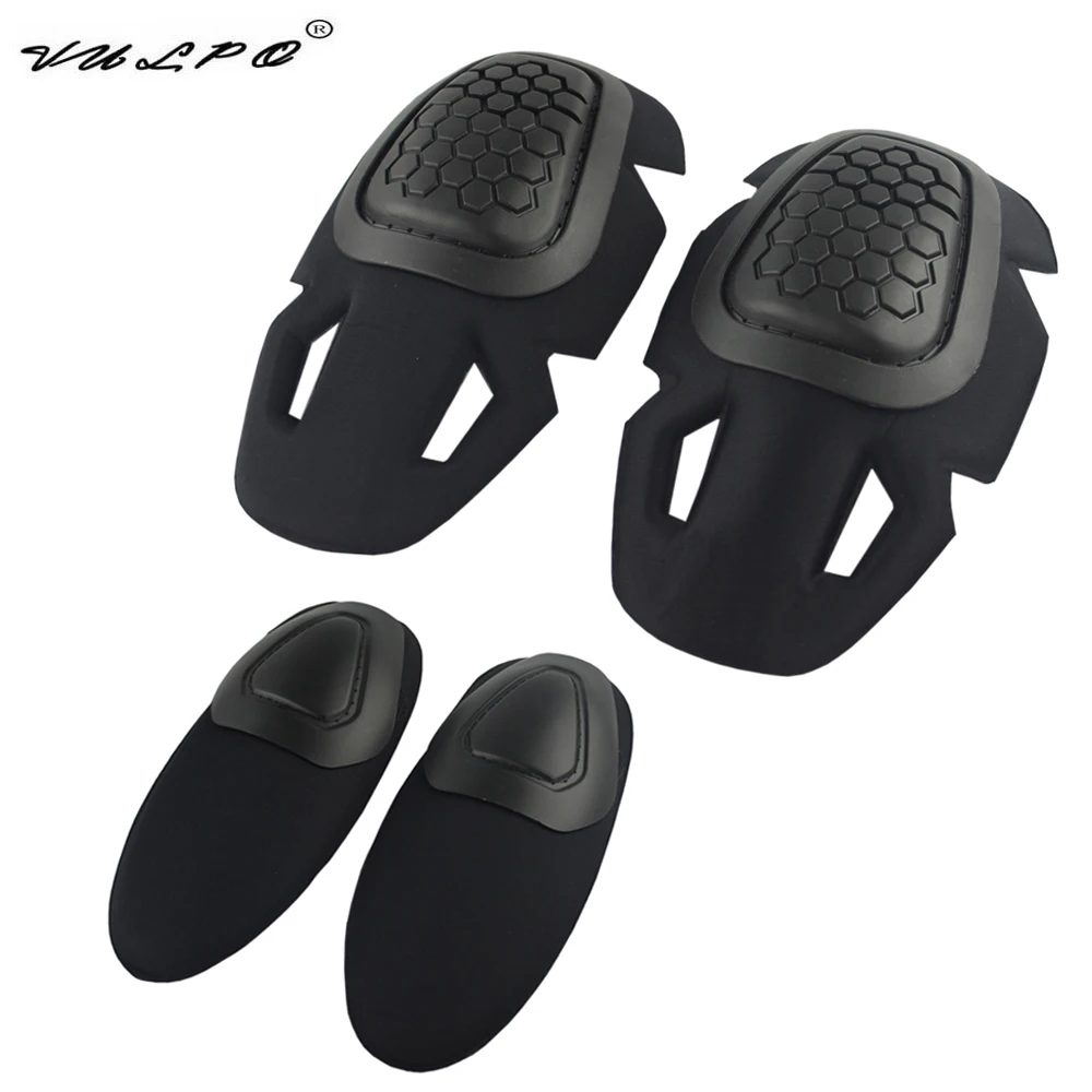 

VULPO Tactical G4 Combat Knee Pads & Elbow Pads Outdoor Sport Paintball Airsoft Safety Kneed Pads