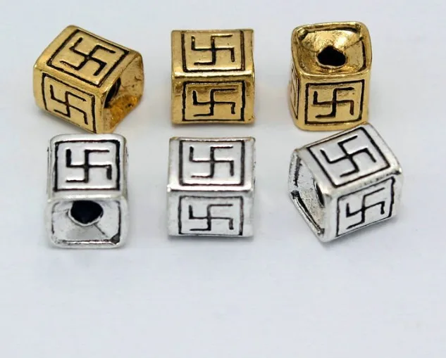 10pcs/lot Tibetan Silver spacer Kaleidoscope beads Loose Bead Spacer Beads Connectors for DIY Jewelry Making bracelet sdg4