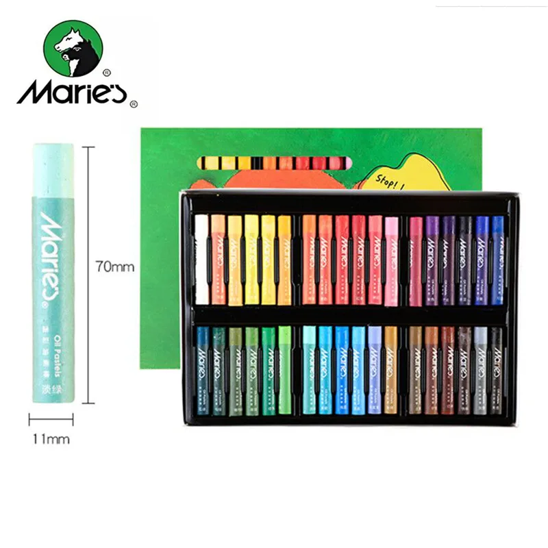 12/24/36 Colors Maries' Soft Oil Pastel / Water-soluble Washable Graffiti Painting Drawing Supplies Macaron / Morandi Colors