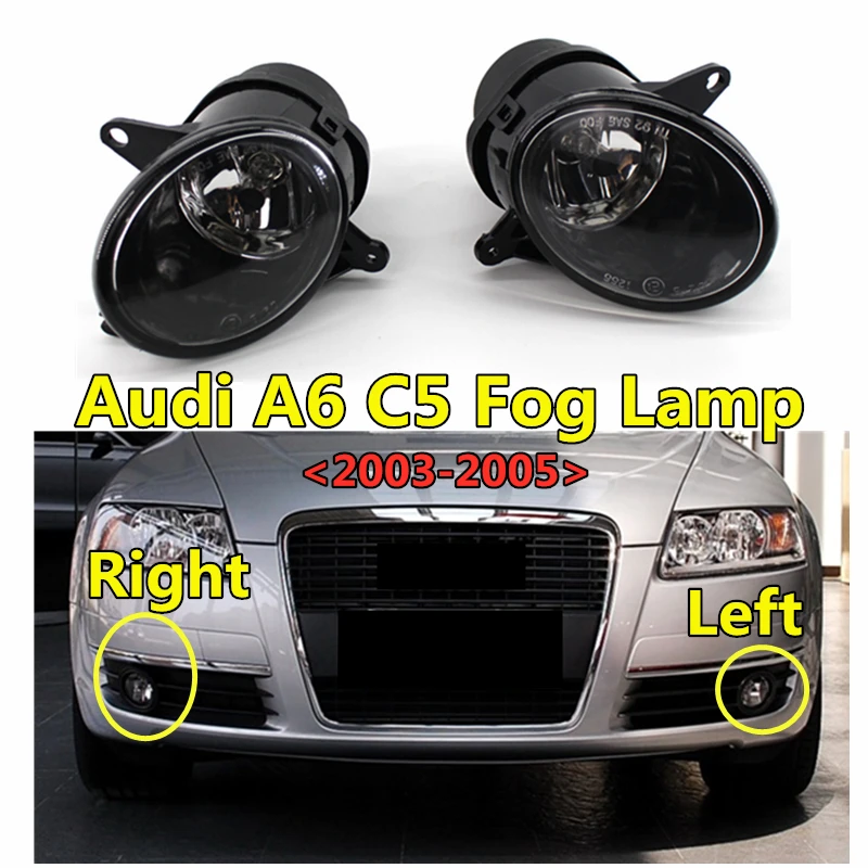 

Car Style Front Lower Bumper Grille Headlamp Fog Light Assembly Fog Lamp For Audi- A6 C5 S6 2003 2004 2005 Oem 4B0 941 699C/700C