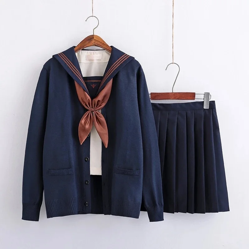 Japanischen Schule Uniformen Anime COS Sailor Anzug Jk Uniformen College Mittleren Schuluniform Für Mädchen Studenten Licht Gelb Kostüm