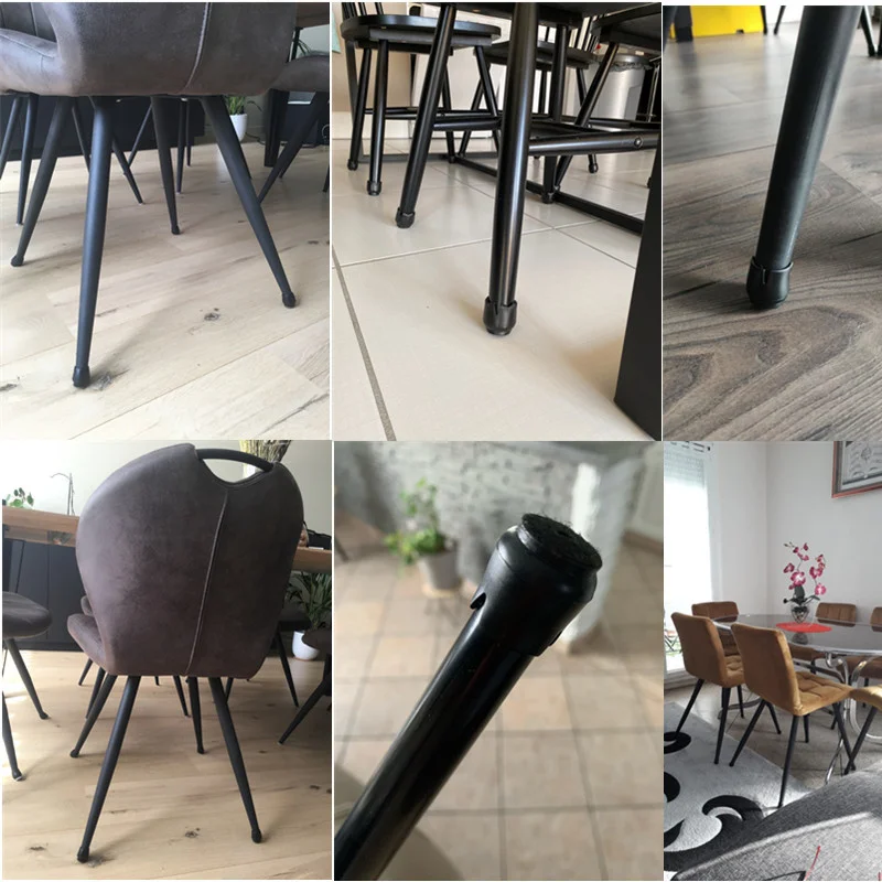 24Pcs Silicone Table Chair Leg Mat Non-slip Floor Chair Rubber Feet Pads Protection Bottom Cover Pads Wood Floor Protector