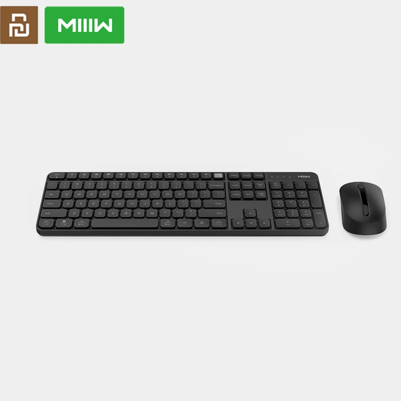 youpin miiiw wireless office mouse and keyboard set Windows/MAC One-button switching Easy to use light business simple design