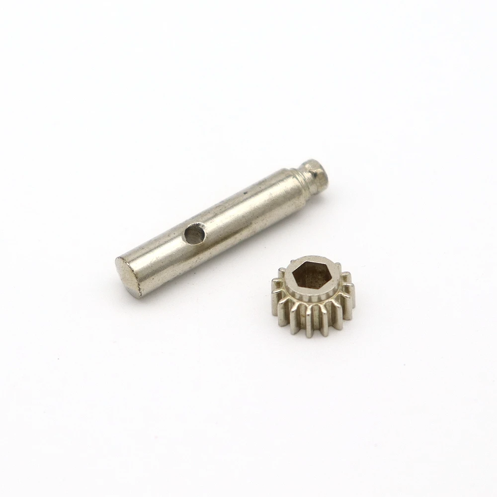 Guitar String Gear and Pull String Column body Single hole，Hexagonal hole gear and String iron gear is 1：15