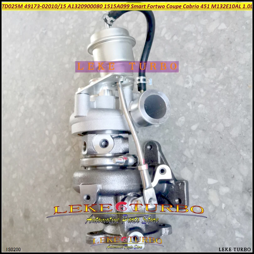 Turbo TD025M 49173-02010 A1320900180 1515A227 336402 129482 For Smart Fortwo Coupe Cabrio 451 M132E10AL M132.930 1.0L 84HP 102HP