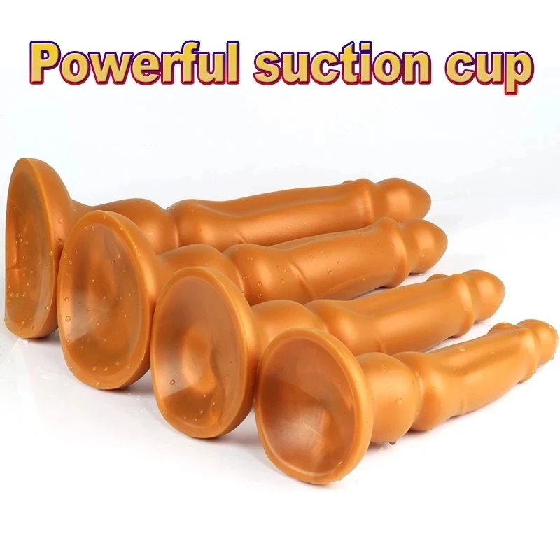 New Long Dildo Anal Sex-toys Masturbator For Woman Liquid Silicone Dildos Suction Cup Butt Plug Anus Sex Toys Vagina Stimulator