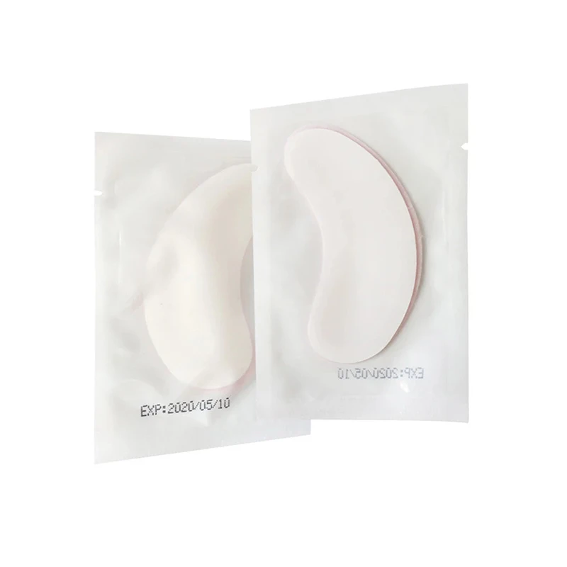 500pairs New Eyelash Extension Eye Tips Sticker Wrap Pearl Left&Right Eyes Paper Patches Under Eye Pad Make Up Tools