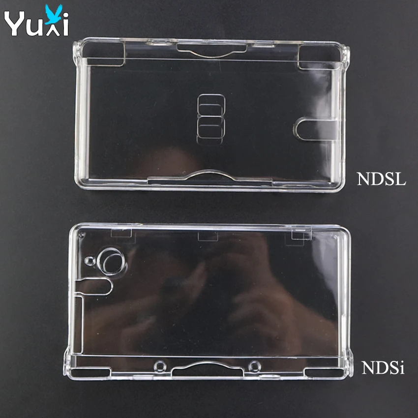 YuXi Hard Crystal Case Clear Shell Cover Skin For Nintend DSL DS Lite NDSL for DSi NDSi